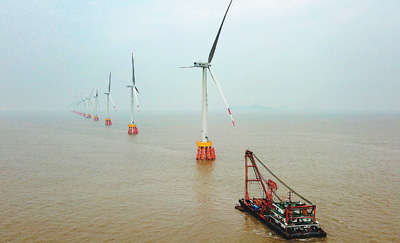 浙江舟山普陀6號海上風電工程順利完成