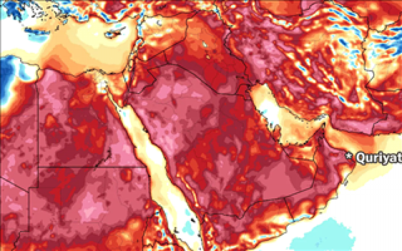 阿曼庫里亞特市打破了世界溫度記錄，創造最高“低溫”