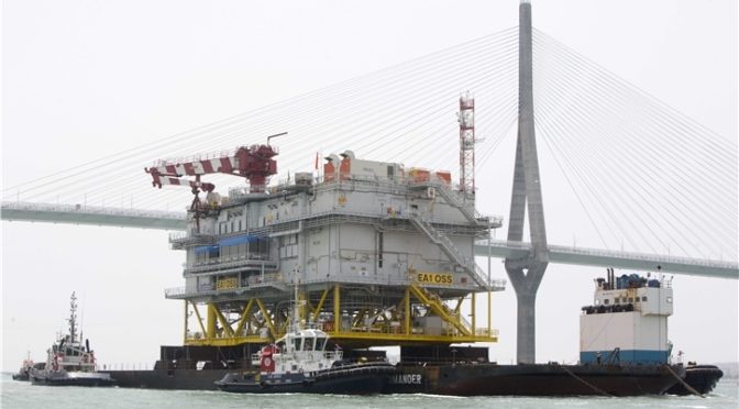 Iberdrola開始將安達盧西亞II變電站從加的斯轉移到東安格利亞英國一個海上風電場