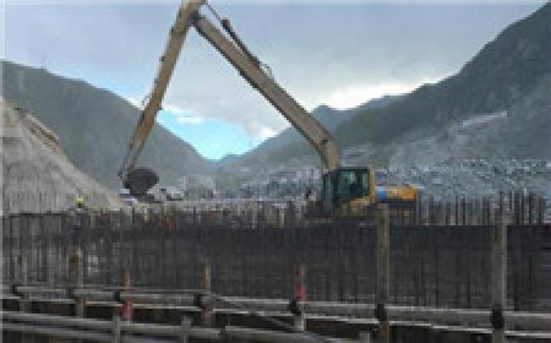 蘇洼龍水電站地面廠房工程首倉混凝土澆筑