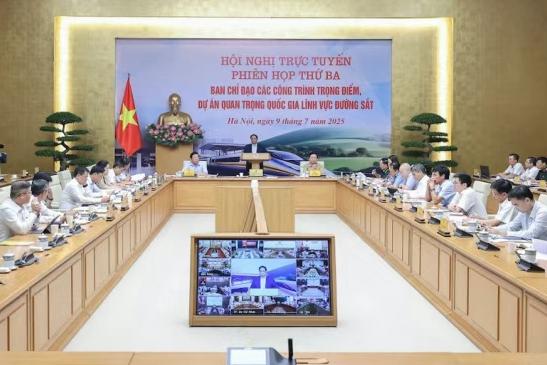 越南總理：8月啟動南北高鐵與老街-河內-海防鐵路項目征地清理工作