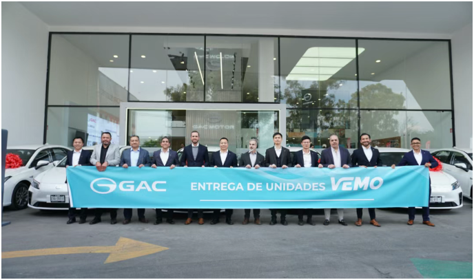 廣汽國際向墨西哥VEMO交付400臺新能源車
