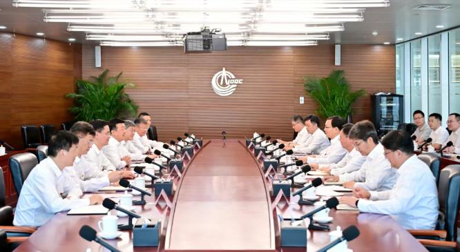中國海油與中國大唐高層會談！