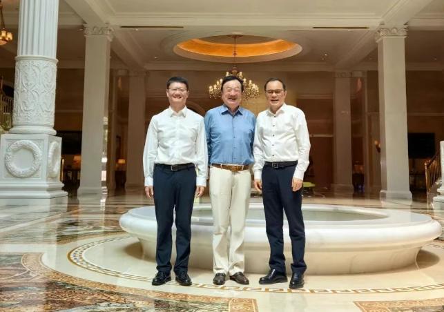 中國長安汽車集團董事長，拜訪任正非