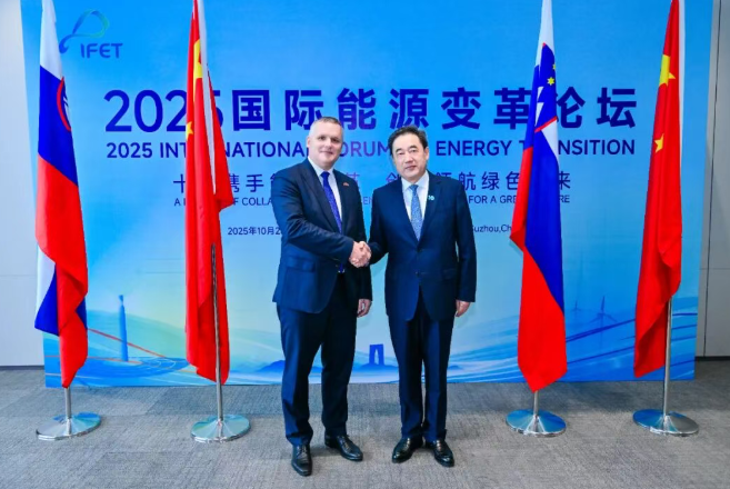 國家能源局主要負責人會見斯洛文尼亞環境、氣候和能源部部長