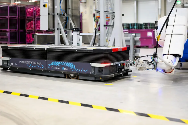 寶馬萊比錫工廠以氫燃料電池驅動130臺AGV車隊