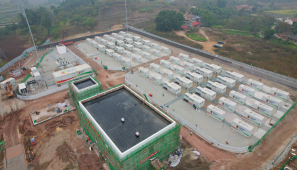 內江經開區100兆瓦/200兆瓦時釩鋰儲能電站并網投運