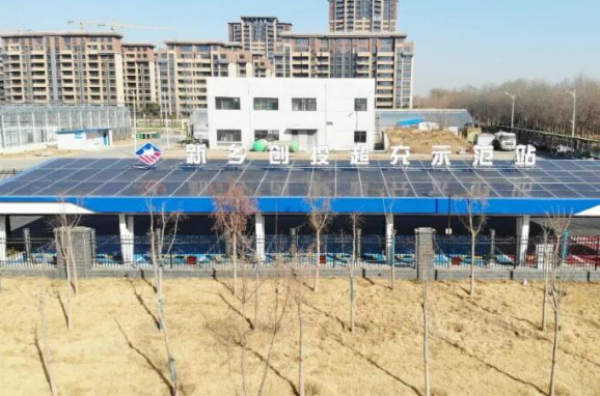 一秒一公里！河南新鄉創投首座新能源超充充電站建成投運
