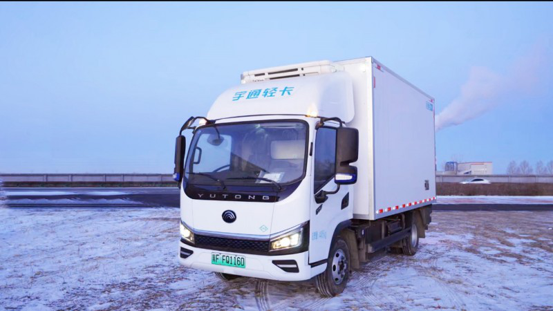 低溫+高海拔！未勢能源聯合宇通輕卡，完成極端復雜工況測試驗證
