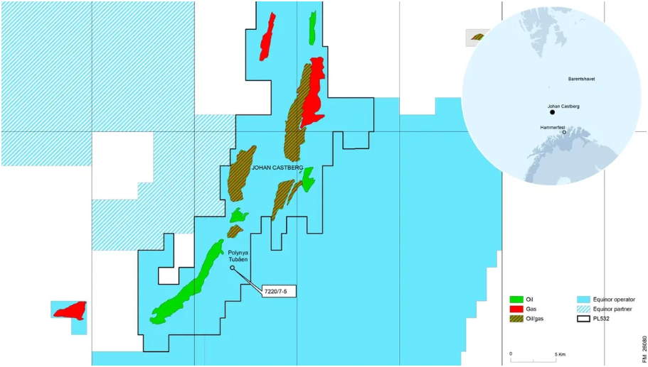 挪威國家石油公司（Equinor）在探區發現新石油