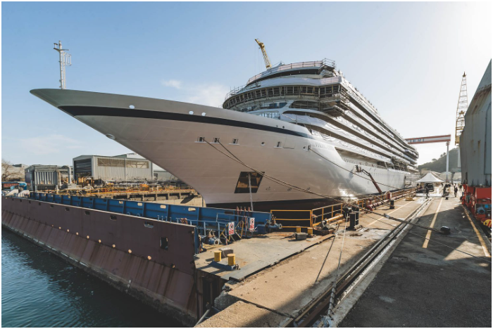 世界上第一艘氫動力游輪意大利下水 預計2026年投運