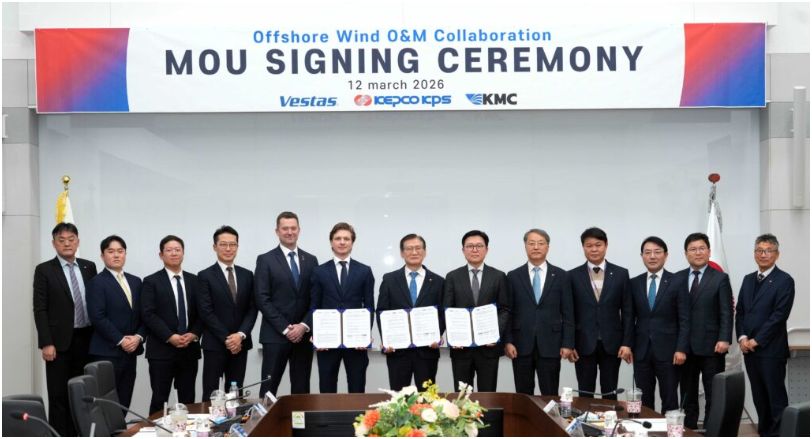 維斯塔斯與韓國公司合作，加強海上風電運維能力